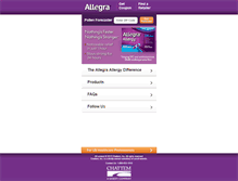 Tablet Screenshot of otc.allegra.com